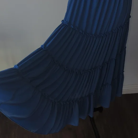 1. State Strapless Blue Maxi Dress Size Large - Picture 10 of 13